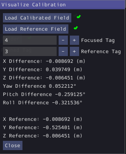 Image of WPIcal's visualization window.