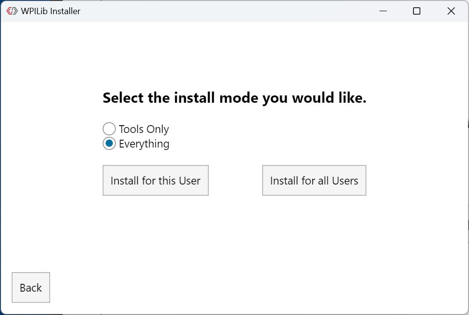 An overview of the installer options
