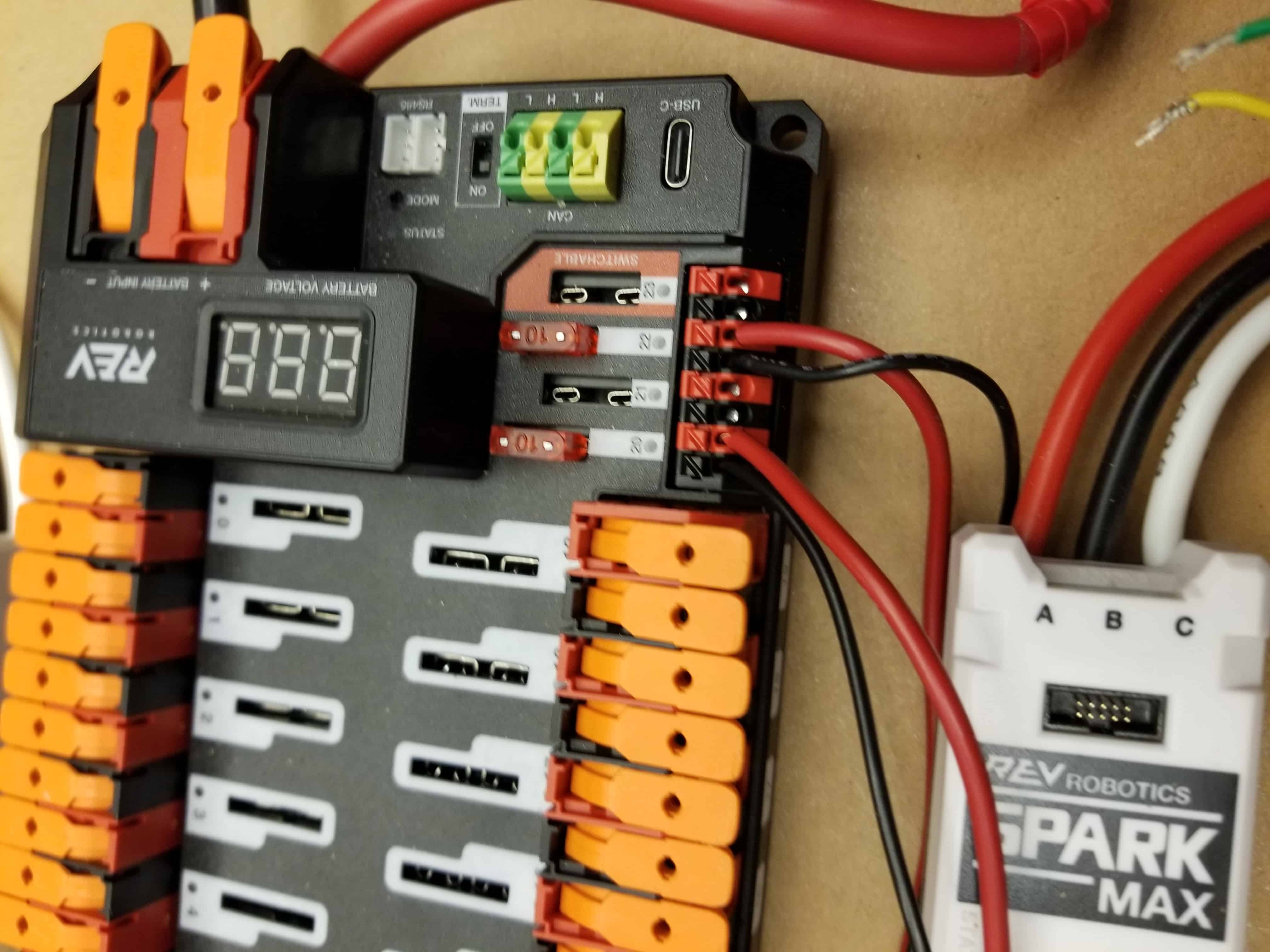 Power coming from a PDH non-switchable fused channel.